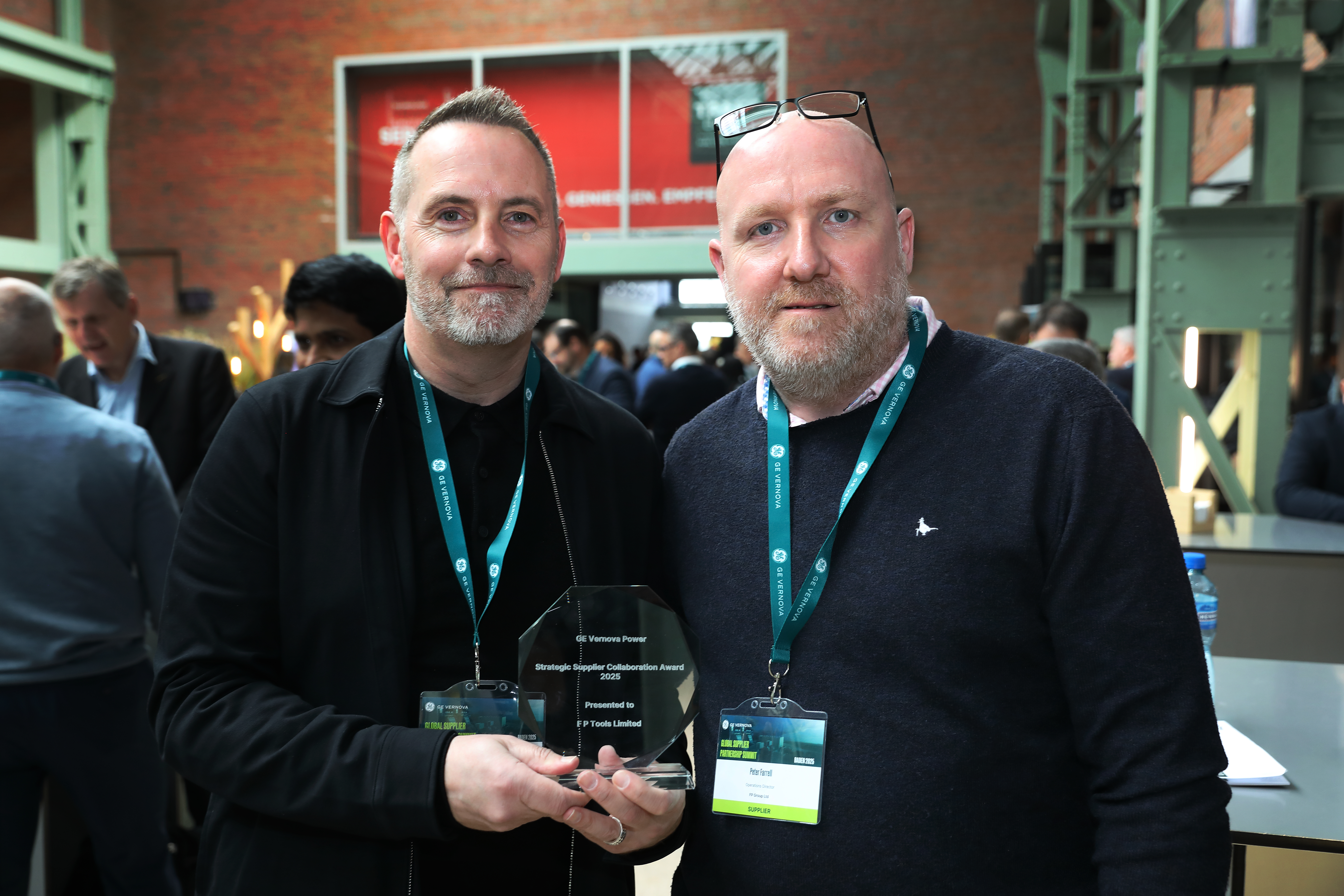 FP Group Directors with Collaboration Award with GE Vernova