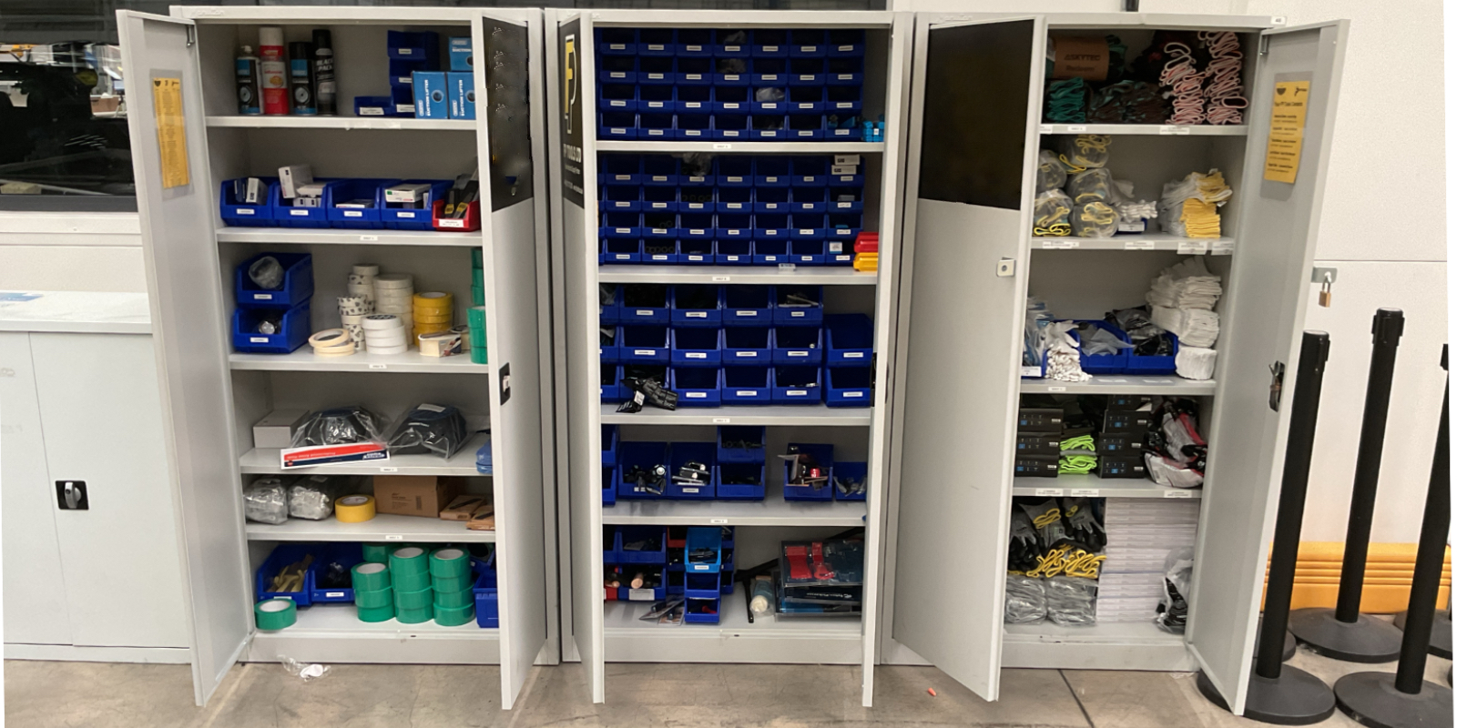 Lineside VMI three cabinets