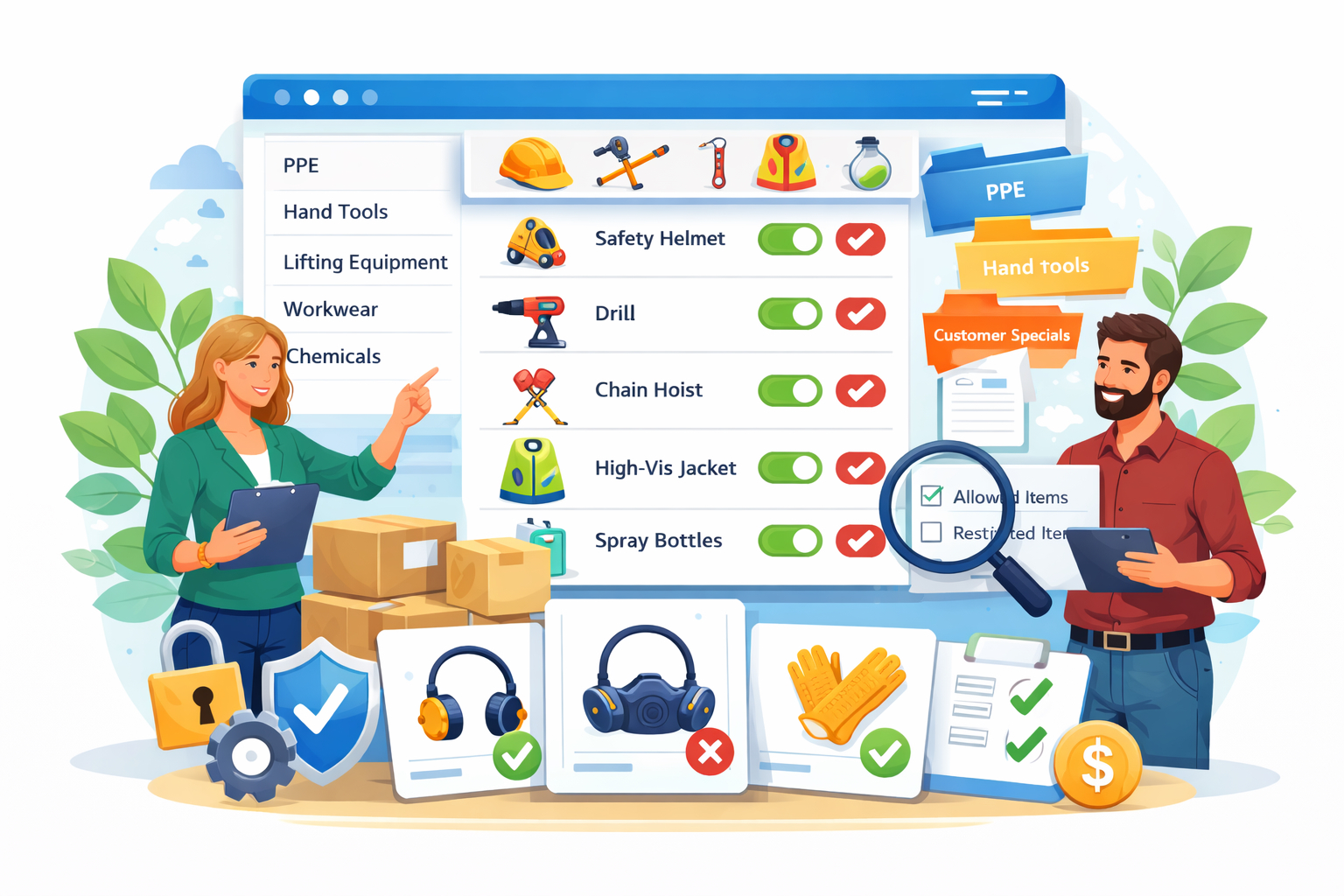 Portal product control