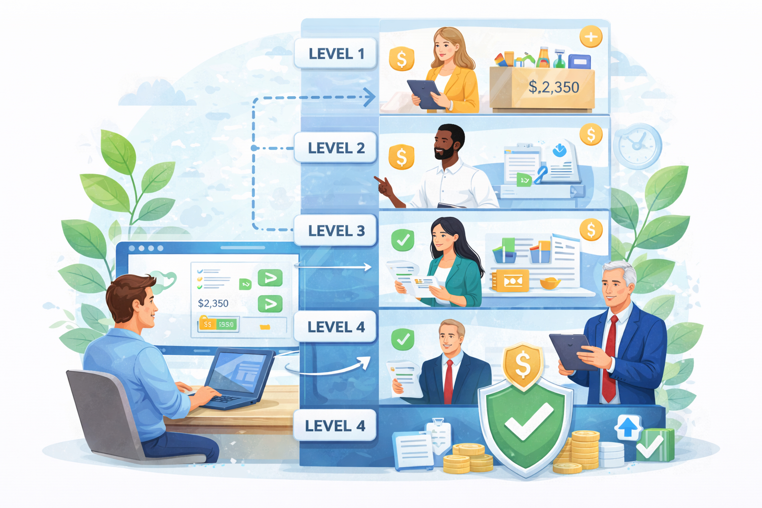 Portal approval workflow