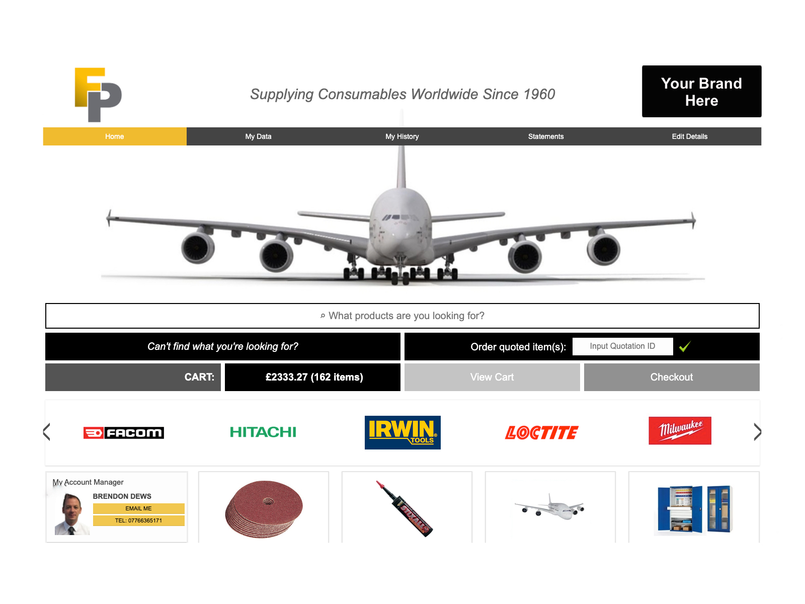 Aerospace themed portal