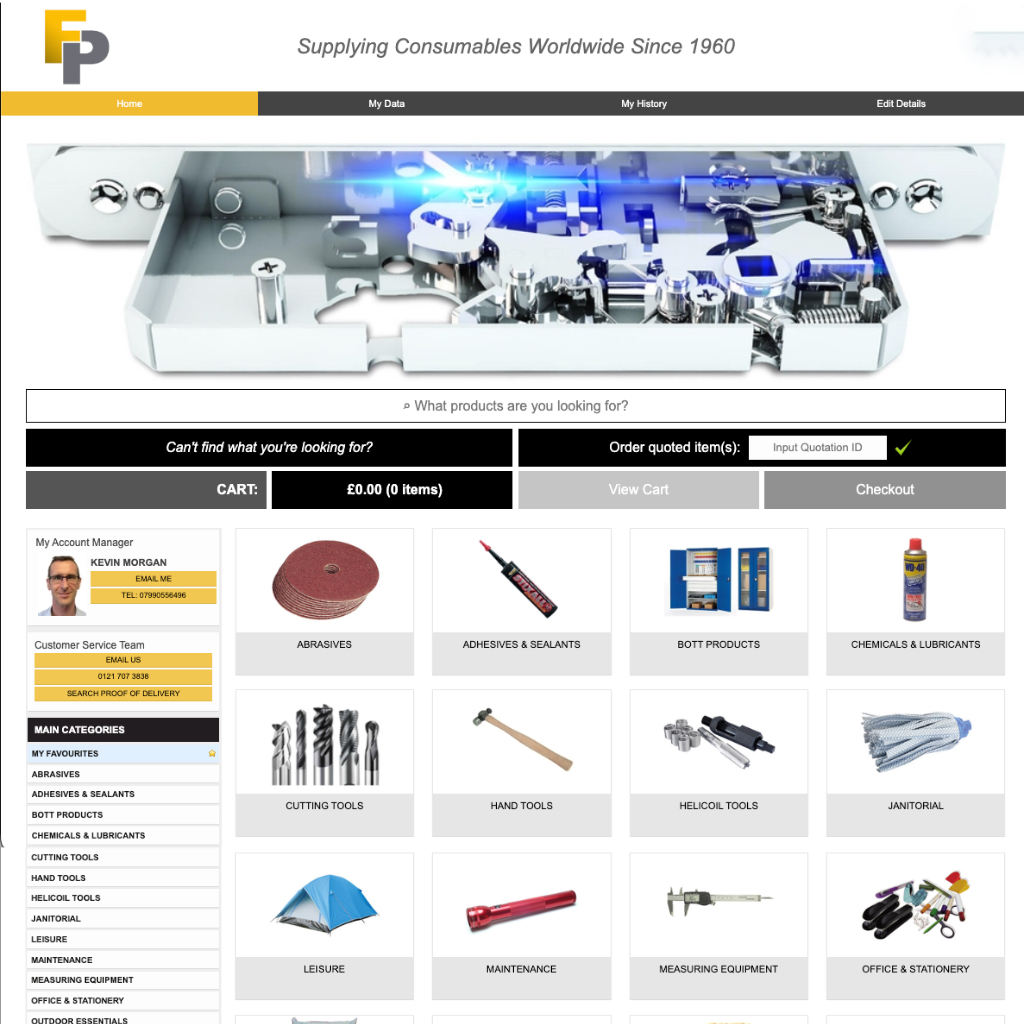 Web portal custom themed