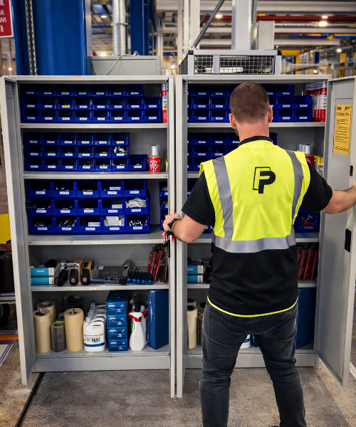 Vendor managed inventory linside cabinet